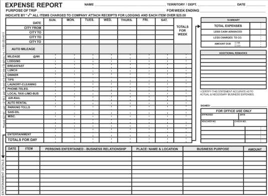 2788 weekly expense report 1 pt crownmax com